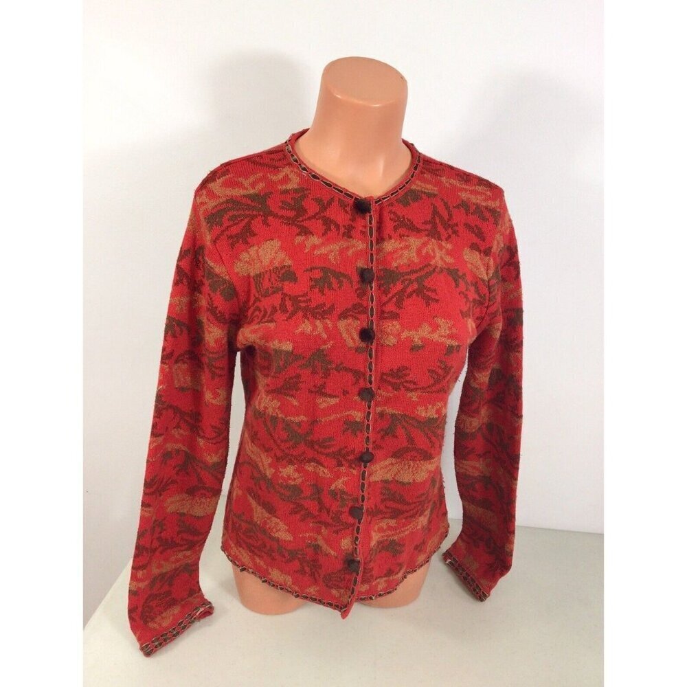 Covelo Wool Cardigan Sweater Womens Medium